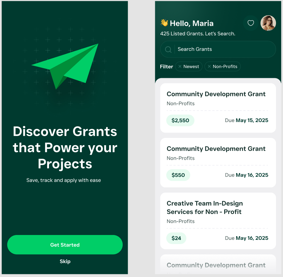Grant Discovery App